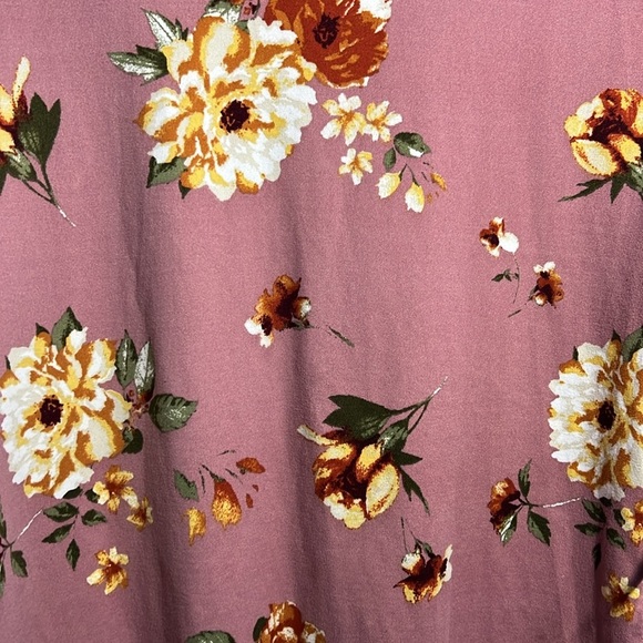 Eye Candy Women’s Pink Multicolor Floral 3/4 Sleeve Blouse - Size Large NWT - Picture 2 of 6
